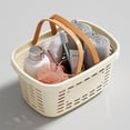 thumbnail image 2 of Plastic Storage Basket for Bathroom Desktop Cabinet, Rectangular Small Organizer Bin, Home Sundries Caddy Easy Clean, 2 of 6