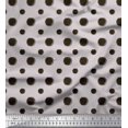 thumbnail image 1 of Soimoi Poly Georgette Fabric Dots Dots Print Fabric by Yard 42 Inch Wide, 1 of 3