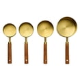thumbnail image 1 of Measuring Spoons 4PCS Measuring Cups Set With Scale Stainless Steel Cup Measurements Set With Wood Handle Measuring Cups And Spoons Set For Cooking Baking，Easy To Clean And Store round Table Mats, 1 of 3