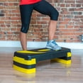 thumbnail image 2 of PRISP Adjustable Aerobic Stepper 78cm, 3 Levels (4''/6''/8'') Exercise Step Platform for Home Gym and Fitness Training, 2 of 8