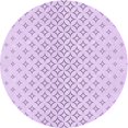 thumbnail image 1 of Ahgly Company Tapis d'Intérieur Ronds Transitionnels Lavables à la Machine, Orchidée Pourpre, 8 Pieds Rond, 1 of 7