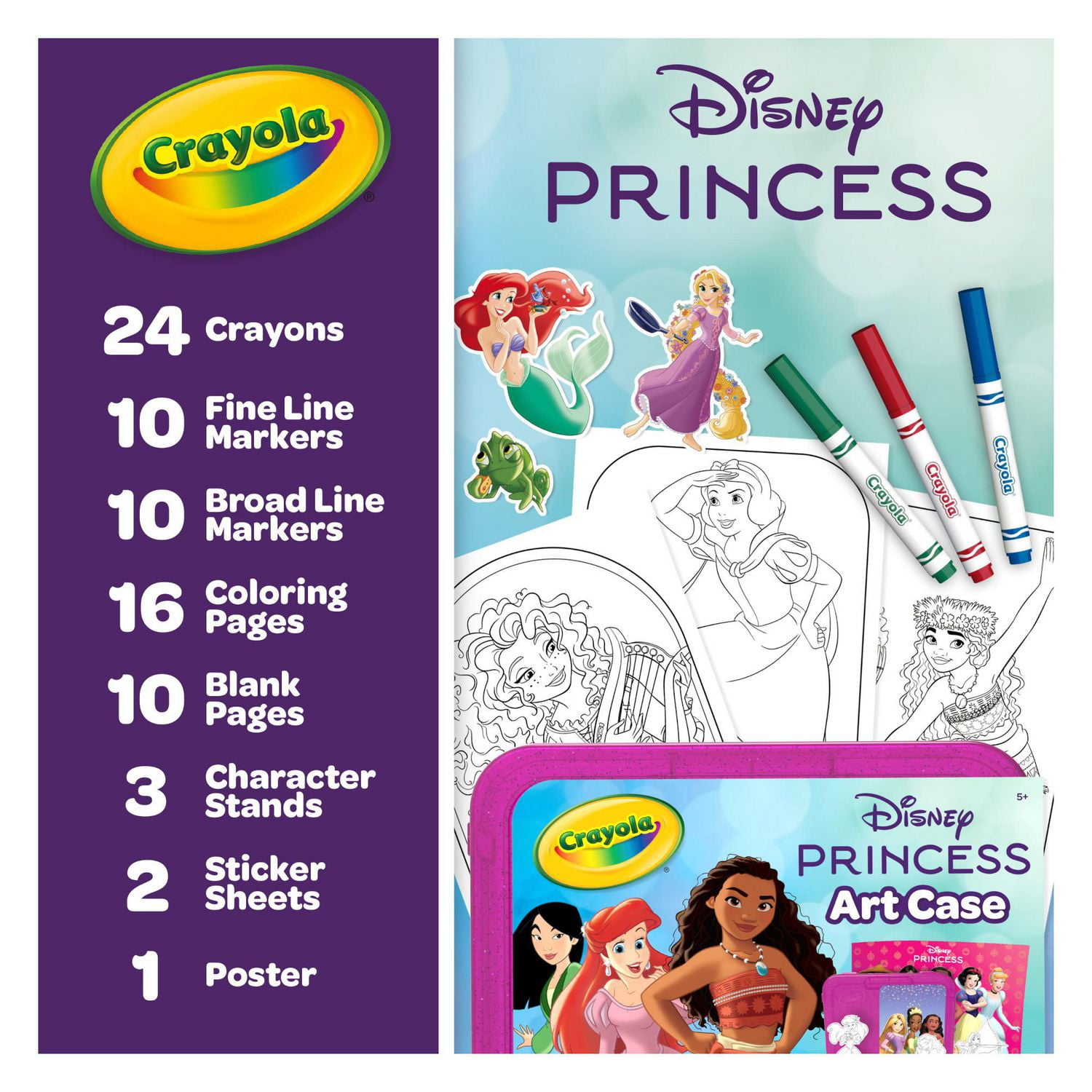 Coffre d’art Crayola princesses Disney