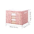 thumbnail image 3 of Grand Sac de Rangement, Organisateur de Garde-Robe pour Couvertures, Bac en Tissu Pliable avec Fenêtre Transparente, Fermeture Éclair Robuste, Solution Polyvalente de Rangement pour la Maison pour Dortoir et Grenier, 3 of 8