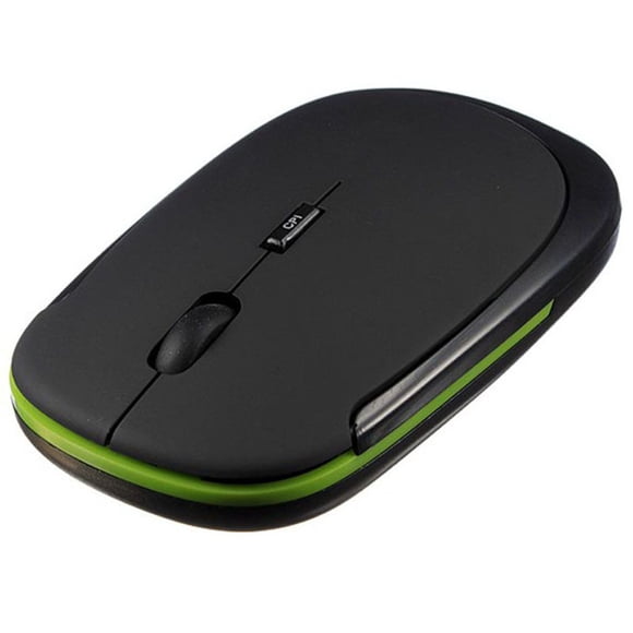 tamizeot Hot Cordless Mouse 1600DPI Adjustable PC Computer Notebook Mice Wireless Work Optical Mouse Black 1Set
