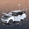 thumbnail image 4 of 1:24 2022 Land Rover Range Rover SV SUV Alloy Model Car Toy Diecasts Casting Sound and Light Car Toys For Children Vehicle C523 White With box, 4 of 6