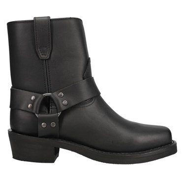 Dingo Bottes Harnais Rehausseur pour Hommes Bottes de Moto Cheville - Noir - Taille 8 D