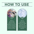 thumbnail image 3 of Wash Machine Cleaning Tablets, Highly Efficient Concentrated Laundry Detergent Sheets for Travel & Apartments, Water Cleaning Tablets, Pre-Measured & Plastic-Free, 3 of 9