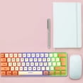 thumbnail image 1 of UsRHHA Mechanical Keyboard Wired Compact, 61 Keys Gaming Keyboard for PC Laptop, Mechanical Keyboard Gaming Peripheral, 1 of 5