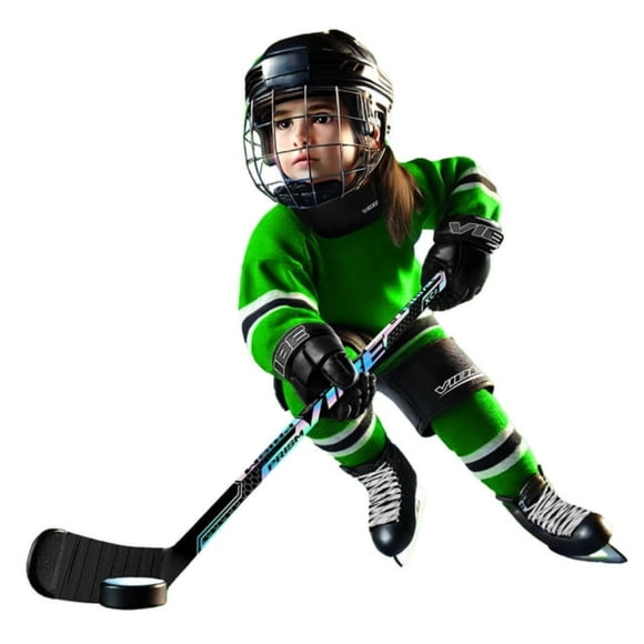 Refurbished VIBE Hockey FSNECKGY Neck Guard For Youth / Junior Players Size Small/Medium, BNQ Certified