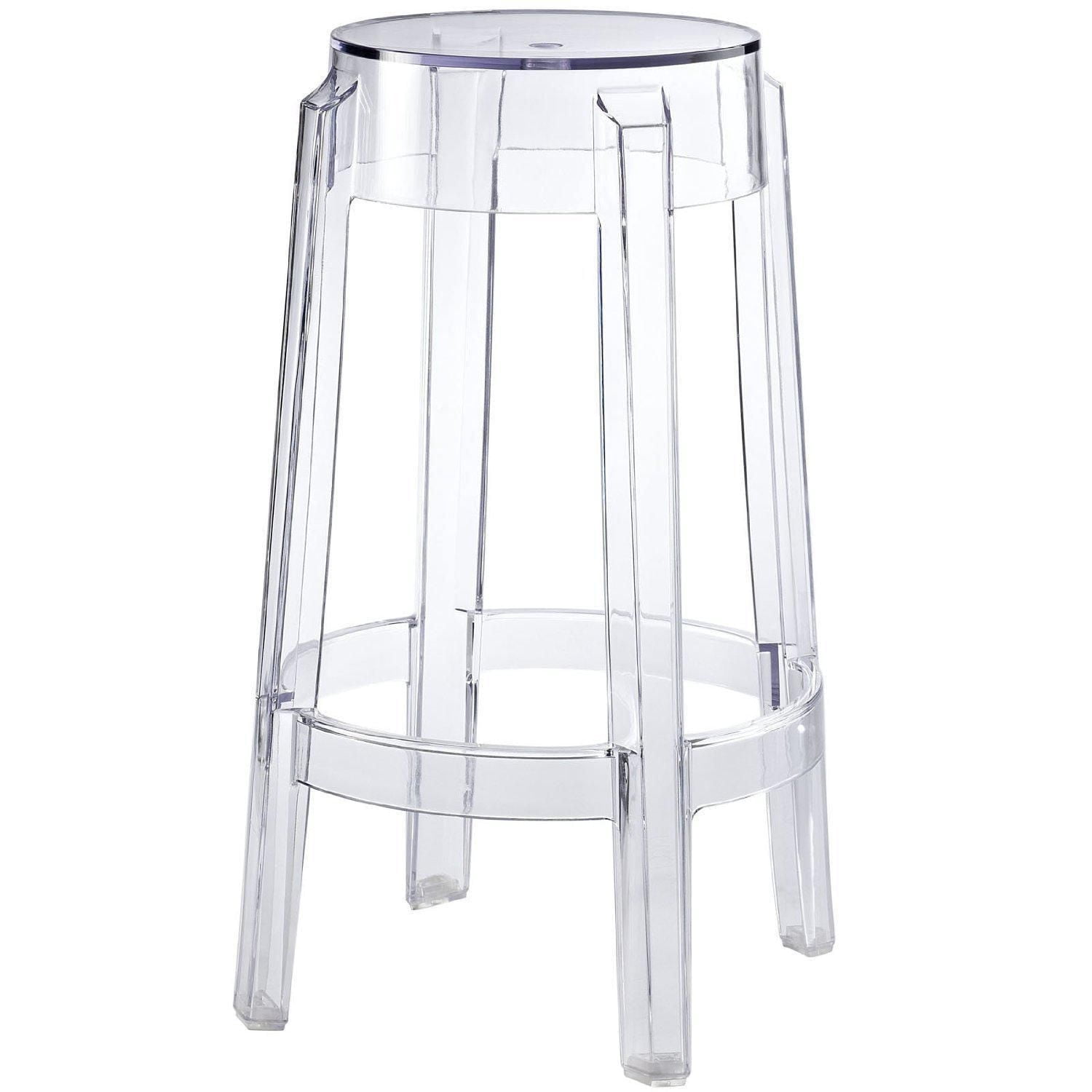 Plata Import Ghost Counter Acrylic Stool