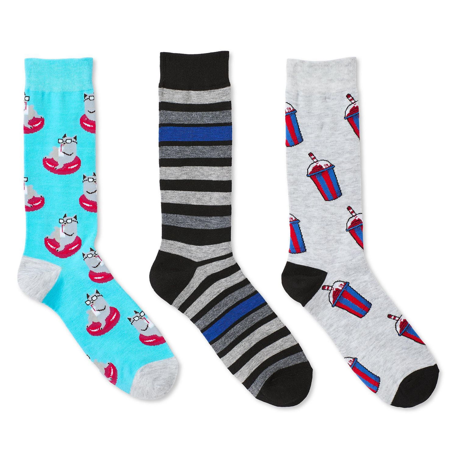 George Men's Crew Socks 3-Pack