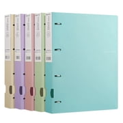 4 Hole Binder Learning Supplies A4 Binder D-Type Punch Folder Office Storage File Ring Waterproof Test Paper Data Storage Folder