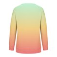 thumbnail image 3 of 2023 Chandail de Mode pour Femmes Rabais de 50 % Liquidation Col Rond Mode Décontracté Manches Longues Chandail Imprimé Hauts Blouse, 3 of 3