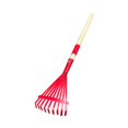 thumbnail image 2 of jinwen Hand Tool Comfort Handle Steel Beach Sand Toy for Household Farming Planting Leaf Rake, 2 of 9