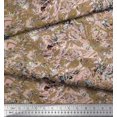 thumbnail image 2 of Soimoi Rayon Crepe Fabric Marble Stone Texture Print Fabric by the Yard 46 Inch Wide, 2 of 3