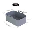 thumbnail image 2 of TIMIFIS Silicone Doublure en pour Friteuse à Air Chaud Panier en Silicone Réutilisable pour Friteuse à Air Résistant à la Chaleur Nettoyage Facile Friteuses à Air Pot en Silicone Rond pour Accessoires de Four à Friteuse à Air, 2 of 2