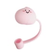 thumbnail image 1 of Apmemiss Clearance Reusable Silicone Straw Tips Cover for 6 To 8 mm Straws, Portable Cute Straw Caps Covers Creative Straw Plug Drinking Dust Cap for Home Kitchen Accessories, 1 of 3