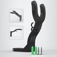thumbnail image 4 of No Drill Motorcycle Bike Wall Mount Hanger Secure Storage Space Saving Hook Rack, 4 of 6