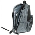 thumbnail image 4 of KAUKKO Vintage Casual polyster and Leather Rucksack Backpack (Nylon Grey), 4 of 5