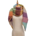 thumbnail image 1 of Scarf for Women, Ladies Plaid Scarf European And Winter Circular Yarn Triangular Shawl Scarf, 1 of 1