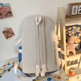 thumbnail image 4 of Women Cute Hit Color Backpack Student Canvas Knapsack with Pendant (Blue), 4 of 6