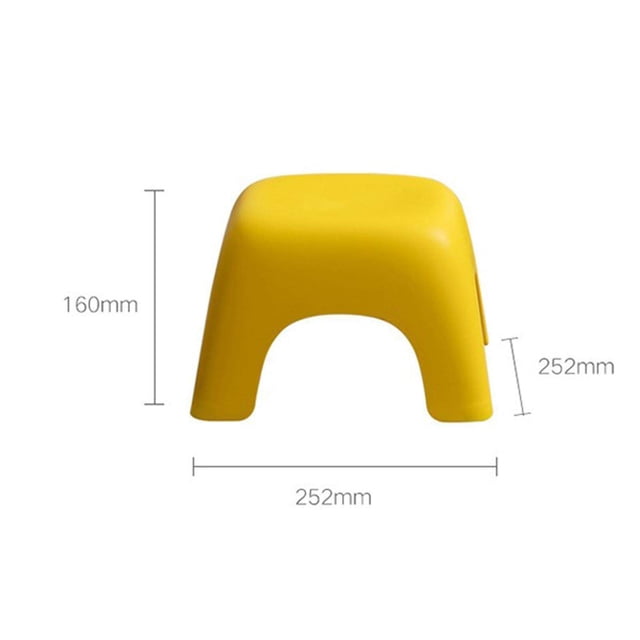 simple Small Home Round and Comfortable for Bathroom Playroom small stool step footrest Girls