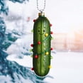thumbnail image 4 of Amzcrzy Pendant Products Multi Functional Acrylic Decorative Christmas Tree Pendant Cute Mini Cucumber Christmas Pendant Holiday Decorations Hanging Decor Garden Decorations Christmas Decorations, 4 of 5