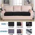 thumbnail image 2 of Super Stretch Stylish Cushions Covers/Furniture Cover Spandex Jacquard Small Checked Pattern Super Soft Slipcover Washable Individual, 2 of 7