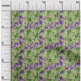 thumbnail image 2 of oneOone Velvet Olive Green Fabric Asian Japanese Koi Fish Fabric For Sewing Printed Craft Fabric By The Yard 58 Inch Wide, 2 of 4