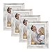 thumbnail image 3 of DECANIT 3.5x5 Picture Frames Rustic Distressed White Wood Pattern High Definition Glass for Table Top Display and Wall Mounting Photo Frame?Pack of 4, 3 of 4