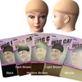 thumbnail image 4 of HEVIRGO 2Pcs Women Stockings Style Stretchable Wig Cap Hair Net Elastic Mesh Liner Snood, 4 of 10