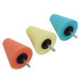 thumbnail image 3 of Wheel Sponge Buffing Cone, Easy To Use Orange Yellow Blue Wheel Hub Cone Polishing Pad  For Cars Boats Motorcycles, 3 of 8