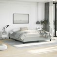 thumbnail image 1 of vidaXL Bed Frame Light Grey 183x213 cm California King Velvet, 1 of 6
