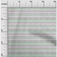 thumbnail image 2 of oneOone Viscose Jersey Green Fabric Stripes Sewing Craft Projects Fabric Prints By Yard 60 Inch Wide, 2 of 4