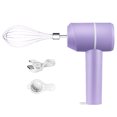 thumbnail image 1 of Electric Egg Beater Handheld Mixer USB-C Charging Cordless Whisk with Detachable Beaters 3 Speeds Modes Kitchen Tool for Baking Cooking, 1 of 7