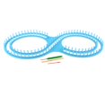 thumbnail image 4 of simhoa 1 set 8 shape knitting frame set Knitting Knitting Loom Knitting Knitting Blue, 4 of 8