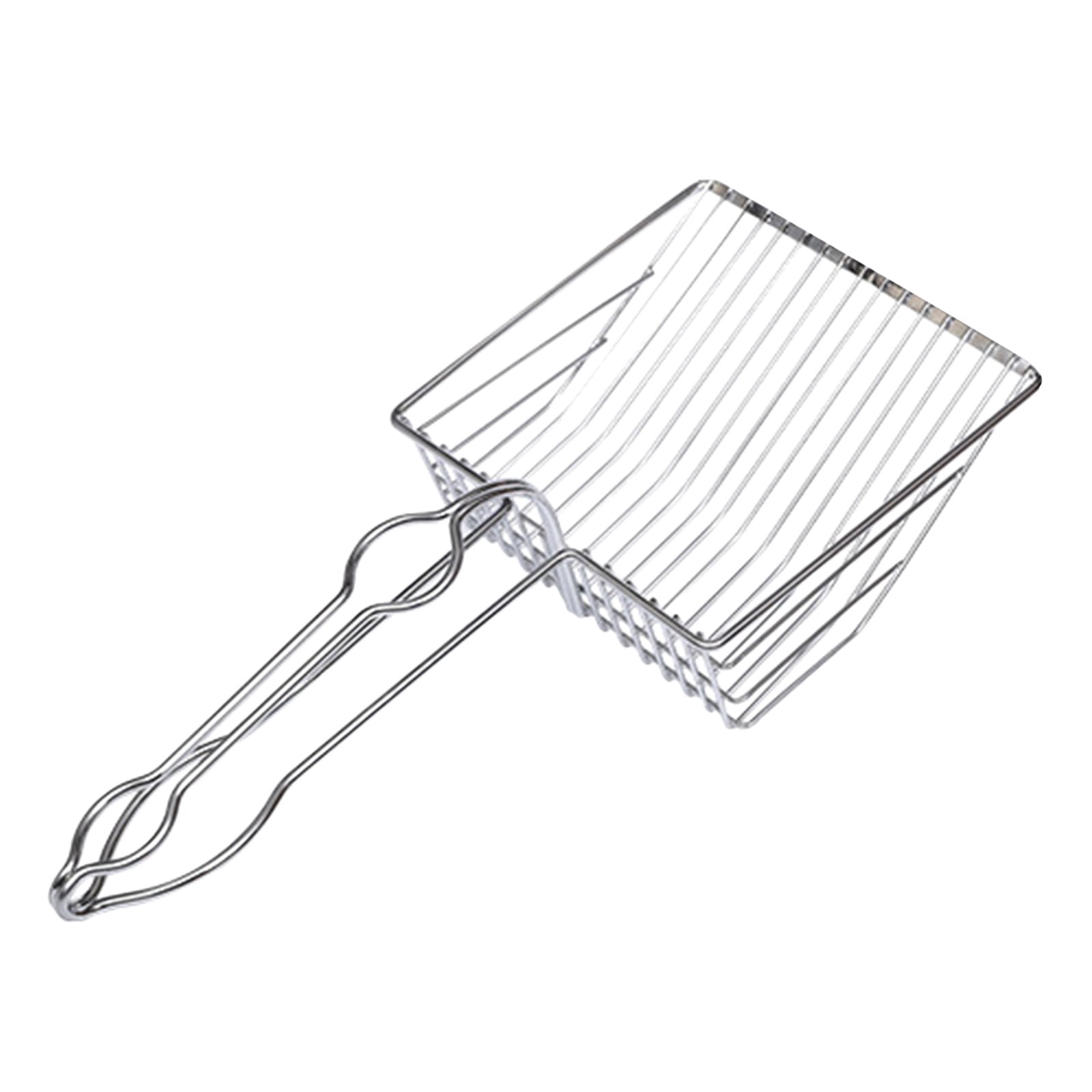 Hearth & Gear Stainless Steel All Metal Cat Litter With Deep Durable Cat Litter Poop Bags Cat Cat Litter Shovel Slotted Shovel Cat Liter Containers with Lids Cat Litter Collector Clean Step Litter