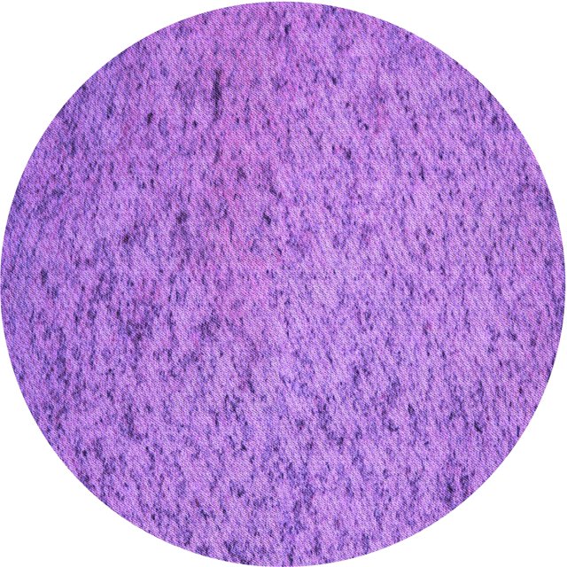 Ahgly Tapis Rond Lavable en Machine Intérieur Transitionnel Heliotrope Violet, 6 Pieds Rond