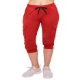 thumbnail image 1 of CHOK Pantalon Cargo Jogger Décontracté Super Doux pour Femmes Noir G, 1 of 6