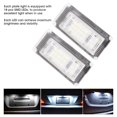 thumbnail image 3 of Lampe de Plaque d'Immatriculation, 1 Paire 12V 18 SMD LEDs Plaque d'Immatriculation Lampe Adaptée pour S R53 2001-2006, 3 of 8