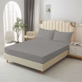 thumbnail image 4 of RXIRUCGD Double Bed Fitted Sheet Piece Non-Slip Fixed Bed Cover All-Inclusive Mattress Protection Bed Cover Soft Fiber Suitable For Sleeping Naked, 4 of 7