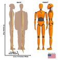thumbnail image 4 of Advanced Graphics 2791 75 x 22 & 75 x 10 Po. Crash Test Dummies Découpe en Carton, 4 of 4