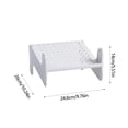 thumbnail image 3 of LSLJS Multilayer Stackable Foldable Shoe Rack Shoe Storage Rack Shoe Rack Layered Shoe Rack Non Perforated Storage Rack Breathable Plastic Material, Shoe Storage Rack Clothing & Wardrobe Storage, 3 of 6