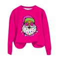 thumbnail image 2 of EGNMCR Chandail en Molleton de Noël Mode Décontractée pour Femmes Manches Longues Col Rond Imprimé Chandail en Molleton Blouse, 2 of 3