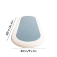 thumbnail image 3 of TopLLC Bathroom Rugs, Soft Bedroom Mats Shaggys Rugs For Bedroom Oval Rugs Room Carpet Living Room Runner Rugs Soft Comfortable Water Absorption Non Slip Thick Washable Rug Longhair Carpet, 3 of 8