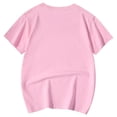 thumbnail image 4 of T-shirts à Col en V Filles T-Shirt à Manches Longues pour Enfants T-Shirt Décontracté Imprimé à Col Rond à Manches Courtes pour Filles T-Shirt Chemise Décontractée, 4 of 5