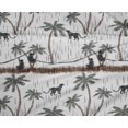 thumbnail image 4 of oneOone Polyester Lycra Fabric Tree|Leopard & Monkey Ikat Decor Fabric Printed BTY 56 Inch Wide, 4 of 4