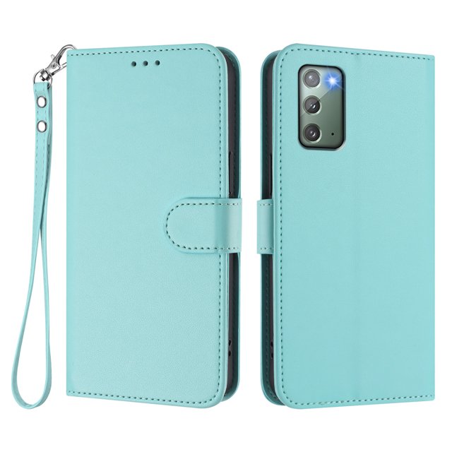 GANGXUN Wallet Case for Samsung Galaxy Note 20 – Magnetic Closure, RFID Blocking, Wrist Strap, Wireless Charging Compatible