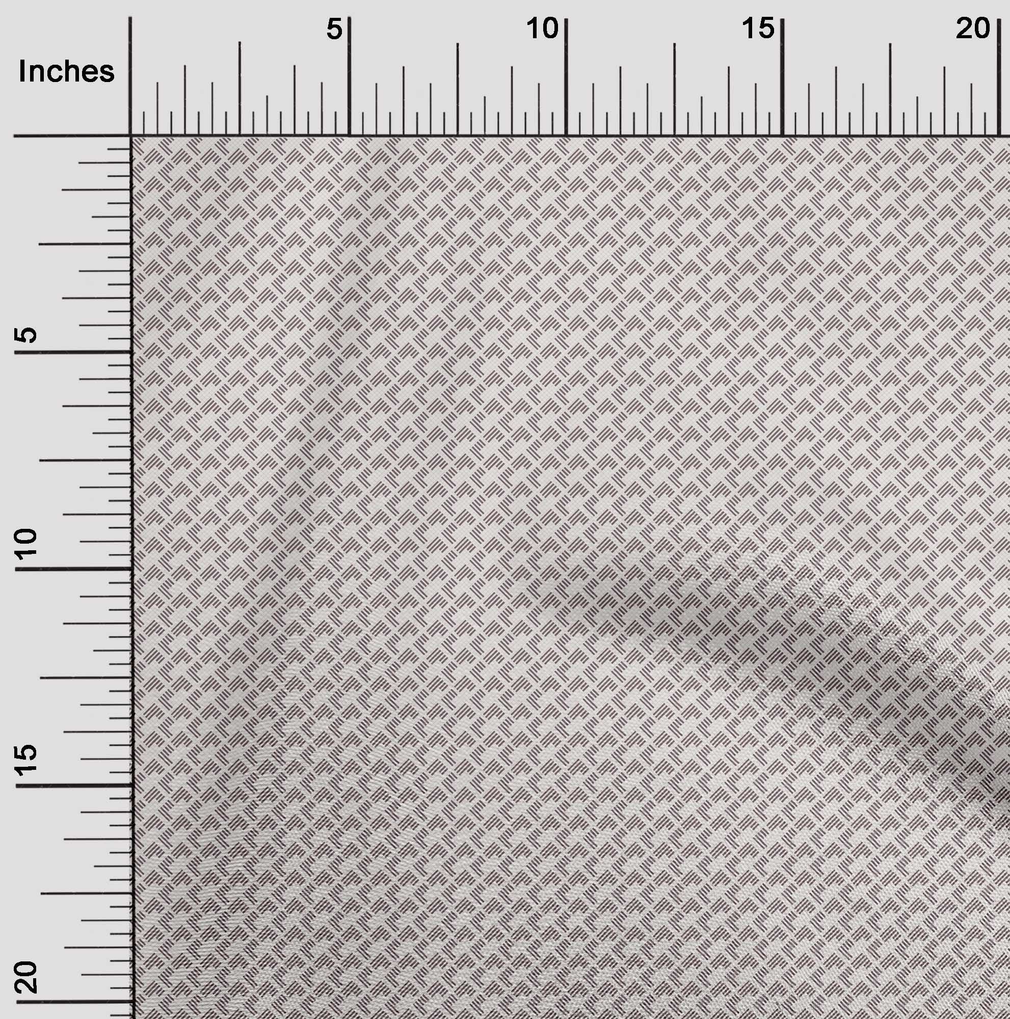 oneOone Viscose Chiffon Fabric Shapes Geometric Print Fabric by Yard 42 Inch Wide