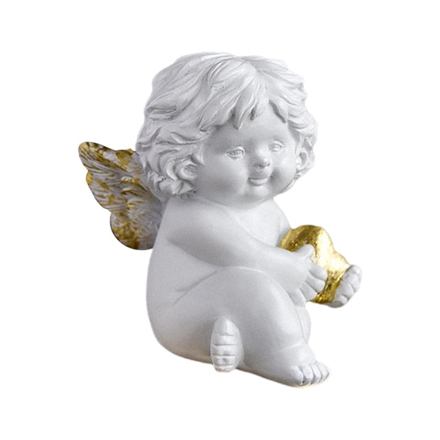 Angel Statue Collection Desktop Ornament Angel Decoration for Indoor Outdoor C